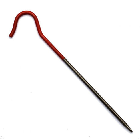 VARGO TITANIUM TENT STAKE - FLUORESCENT ORANGE HEAD (6pcs Pack) 鈦金屬營釘 6 支裝